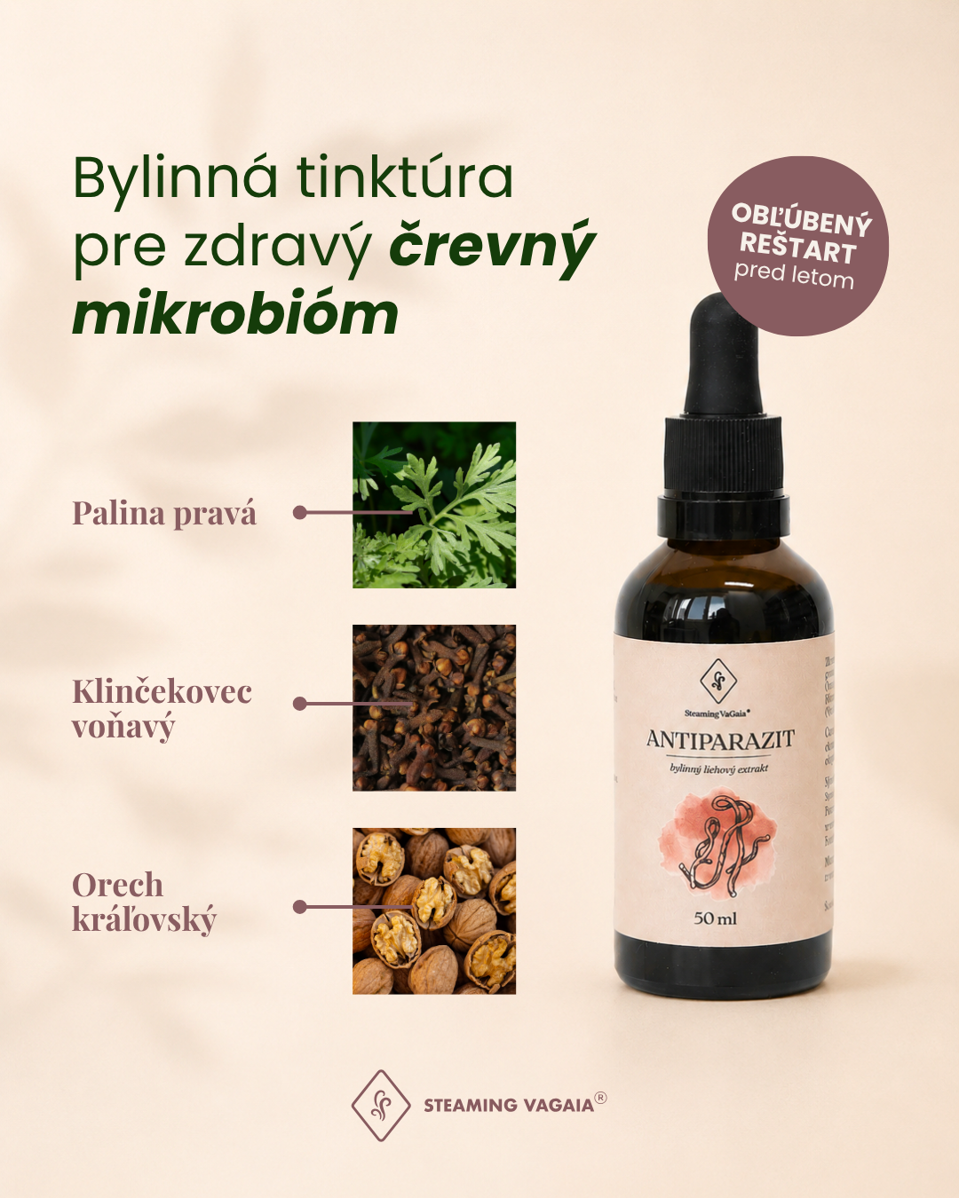 Herbálna kúra- Antiparazit