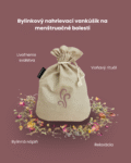 Bylinkový nahrievací vankúšik na menštruačné bolesti